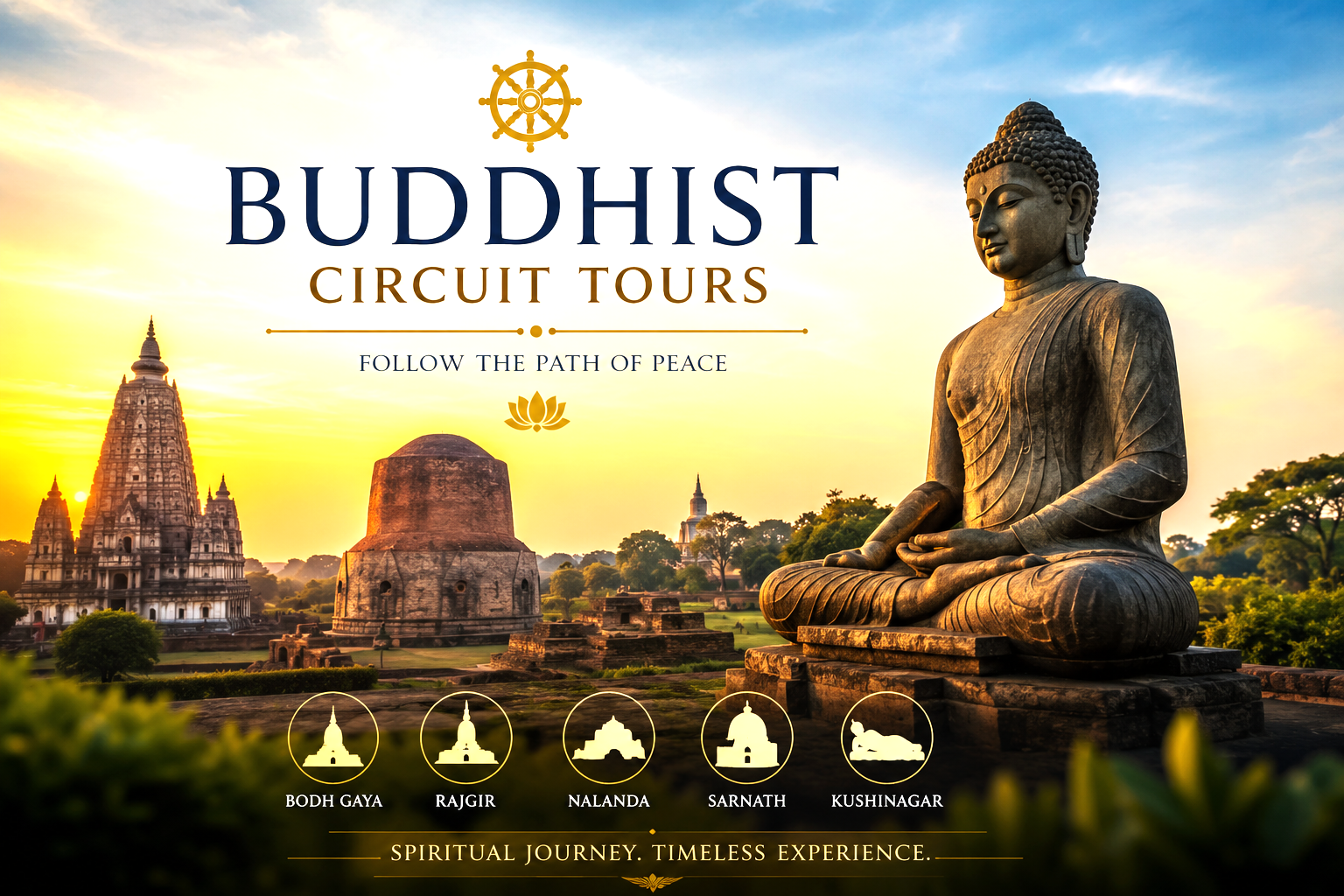 Buddhist Circuit Tour Package – 5 Nights / 6 Days